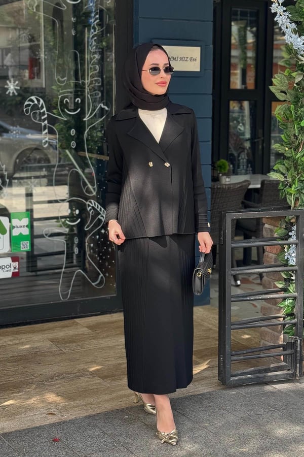 MİSS DALİDA Triko Ceket T26Y-8218 Siyah
