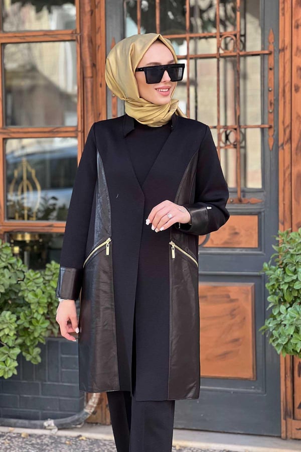 MİSSDALİDA Triko Ceket  T25K-8023 Siyah
