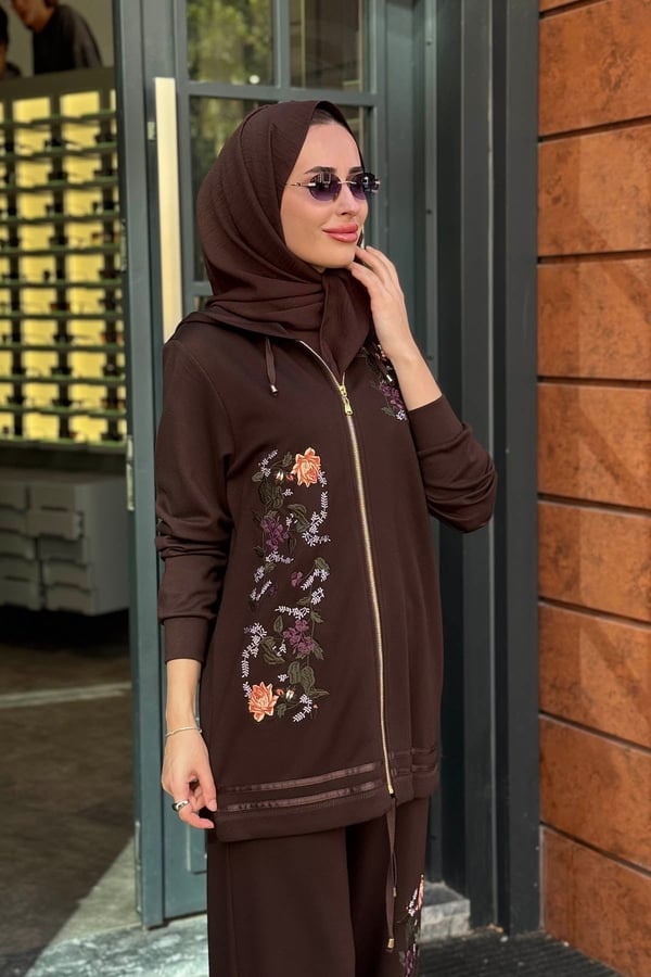 MOOR Alaska Pantolonlu Takım 26W4094 Kahve