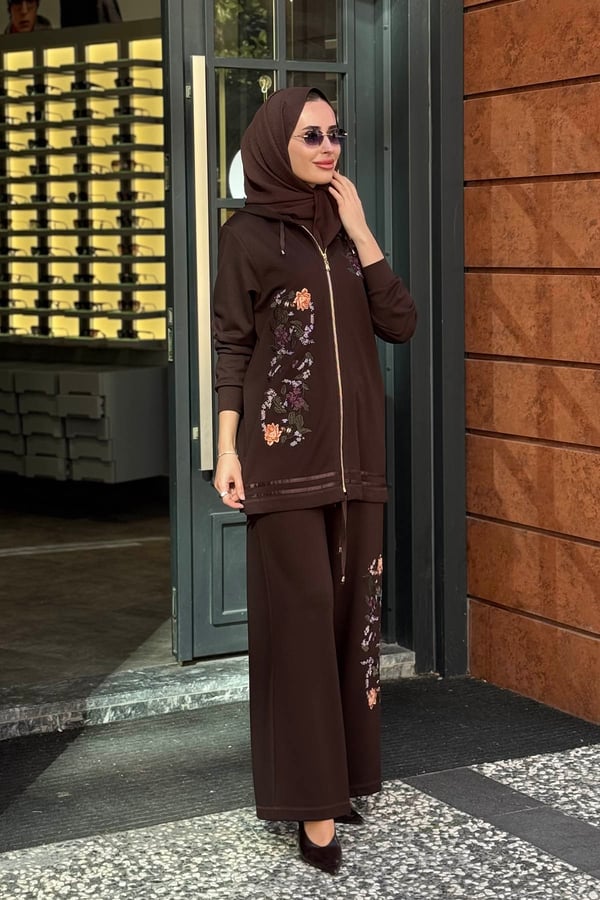 MOOR Alaska Pantolonlu Takım 26W4094 Kahve