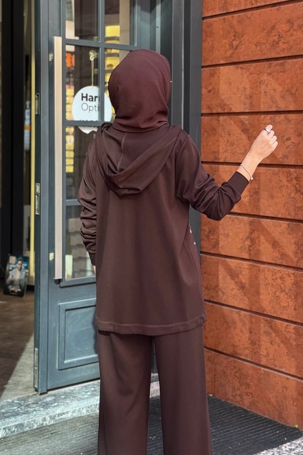 MOOR Alaska Pantolonlu Takım 26W4094 Kahve