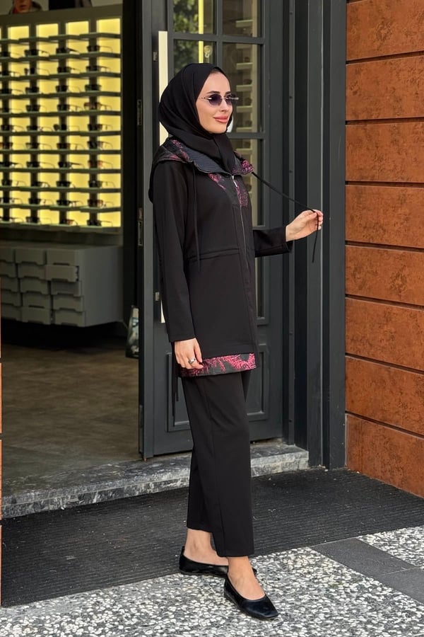 MOOR Brooke Pantolonlu Takım 26W4108 Siyah