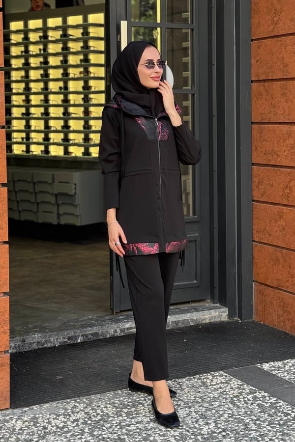 MOOR Brooke Pantolonlu Takım 26W4108 Siyah