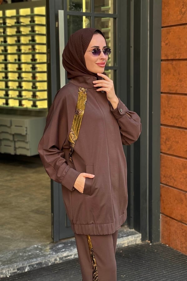 MOOR Monroe Pantolon Takım 26W4109 Kahve