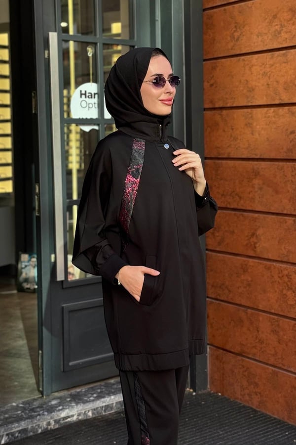 MOOR Monroe Pantolon Takım 26W4109 Siyah