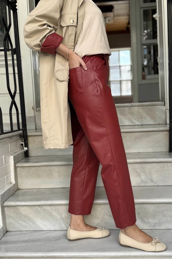 NAKİ & MASCARA Pantolon 56MK3150 Bordo