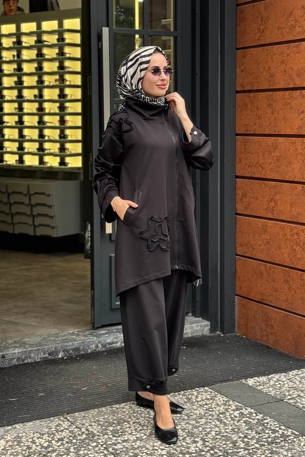NAKİ & MASCARA Pantolonlu Takım 67MK1102T Siyah