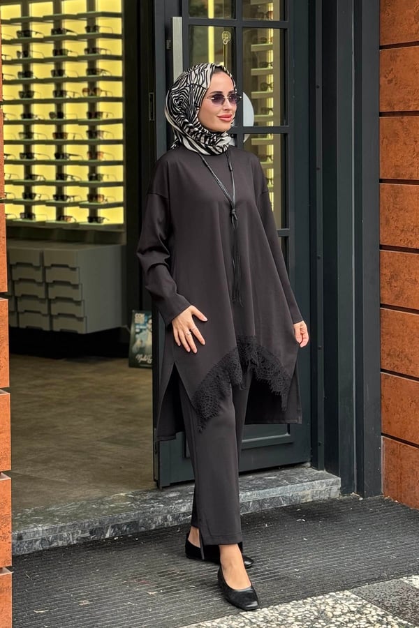 NAKİ & MASCARA Pantolonlu Takım 67MK2122T Siyah