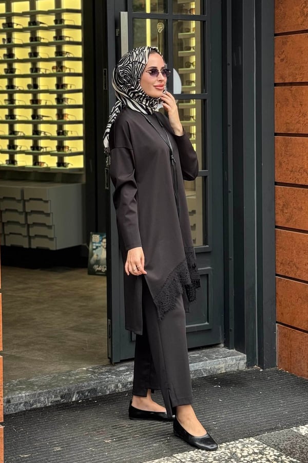 NAKİ & MASCARA Pantolonlu Takım 67MK2122T Siyah