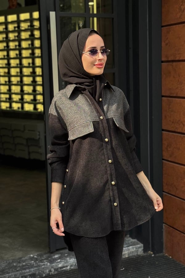 NAKİ & MASCARA Pantolonlu Takım 67MK2133T Siyah