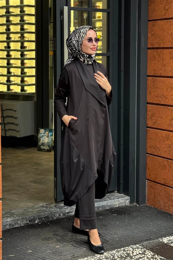 NAKİ & MASCARA Yelek 67MK1117 Siyah