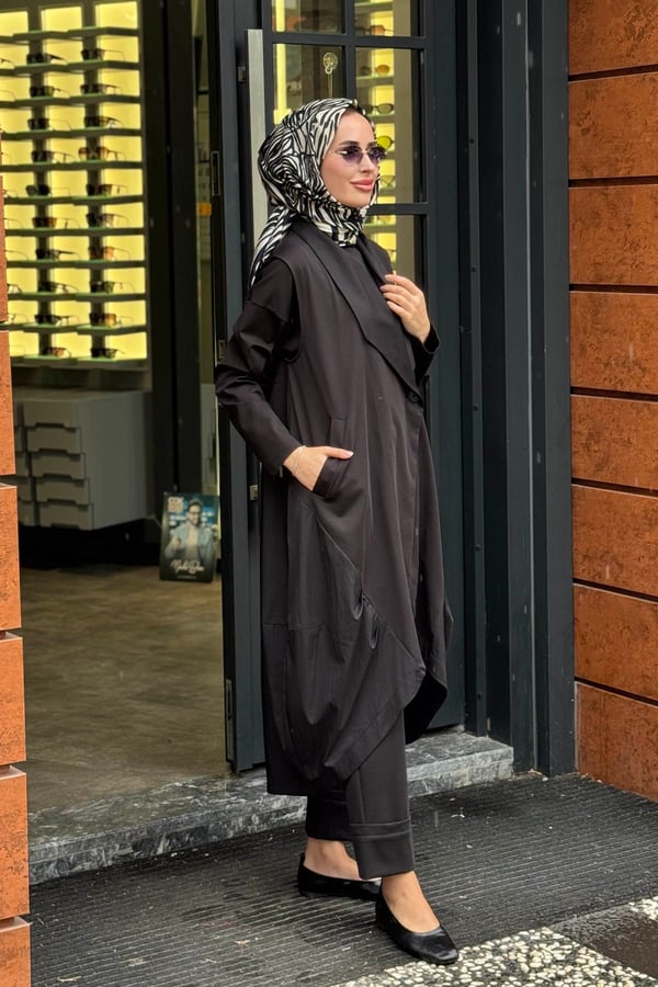 NAKİ & MASCARA Yelek 67MK1117 Siyah
