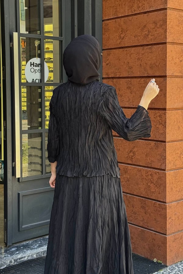 NOİ Etekli Takım 77901T Siyah