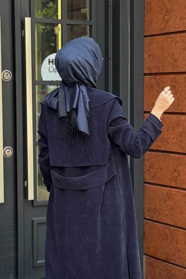 NOİ Fitilli Kadife Ceket 77330 Lacivert