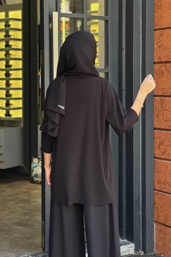 NOİ Jarse Pantolonlu Takım 77111T Siyah