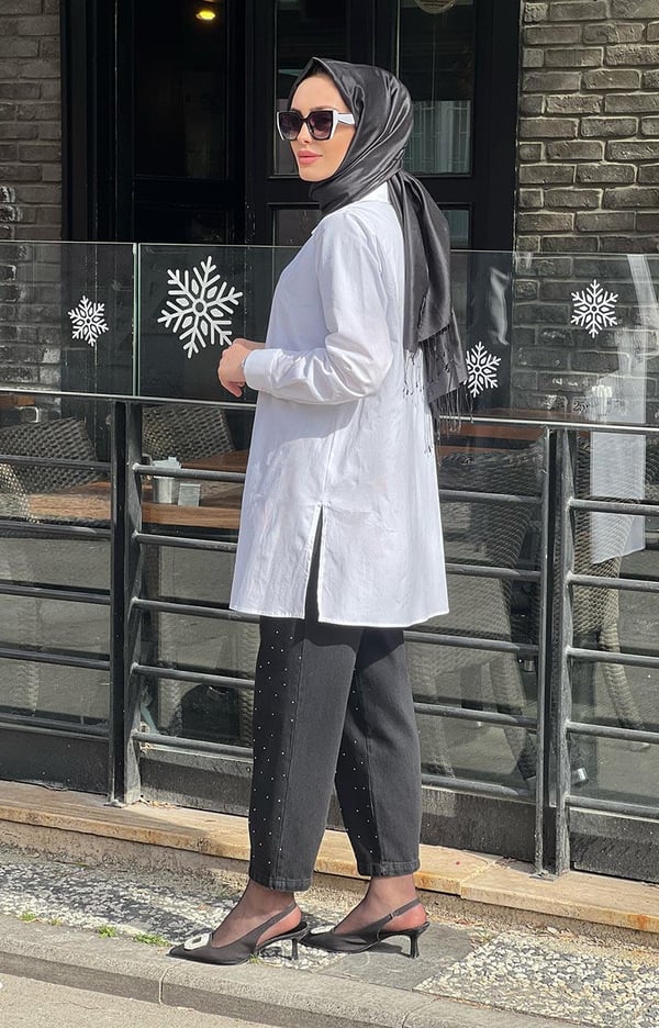 Nurcan Çetin Gömlek 24302 Ekru