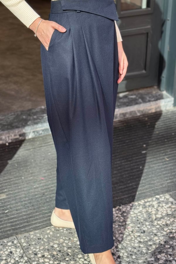 QOOQ Pantolon 27FW303 Lacivert