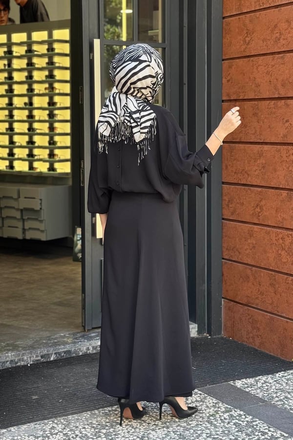 QOOQ Pantolonlu Takım 27FW244T Siyah