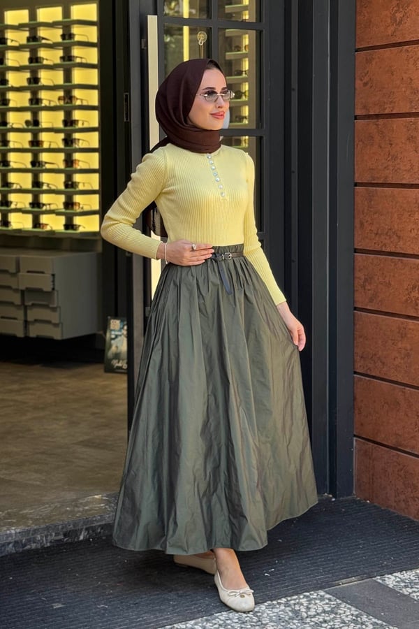 QOOQ Triko Bluz 27FW229 Limon