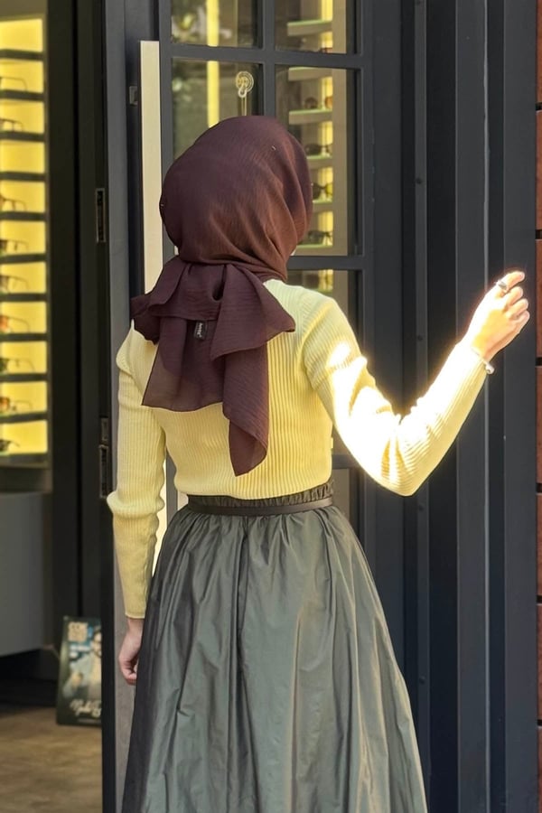 QOOQ Triko Bluz 27FW229 Limon