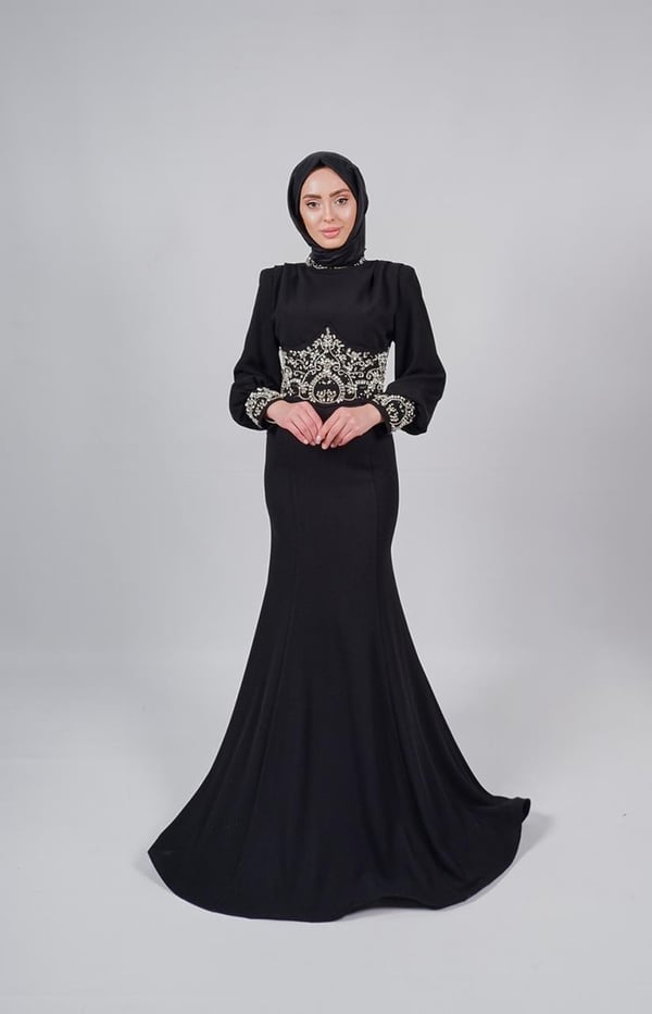 Ribas Collection Abiye R085 Siyah
