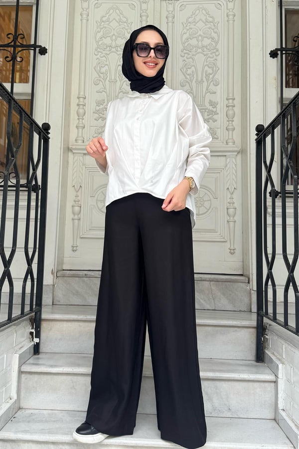 SCL Pantolon 10002511011002 Siyah