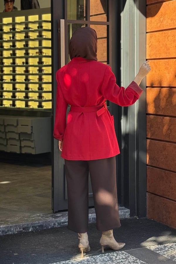 venöve Lyla Ceket 27FWCEK0004 Kırmızı