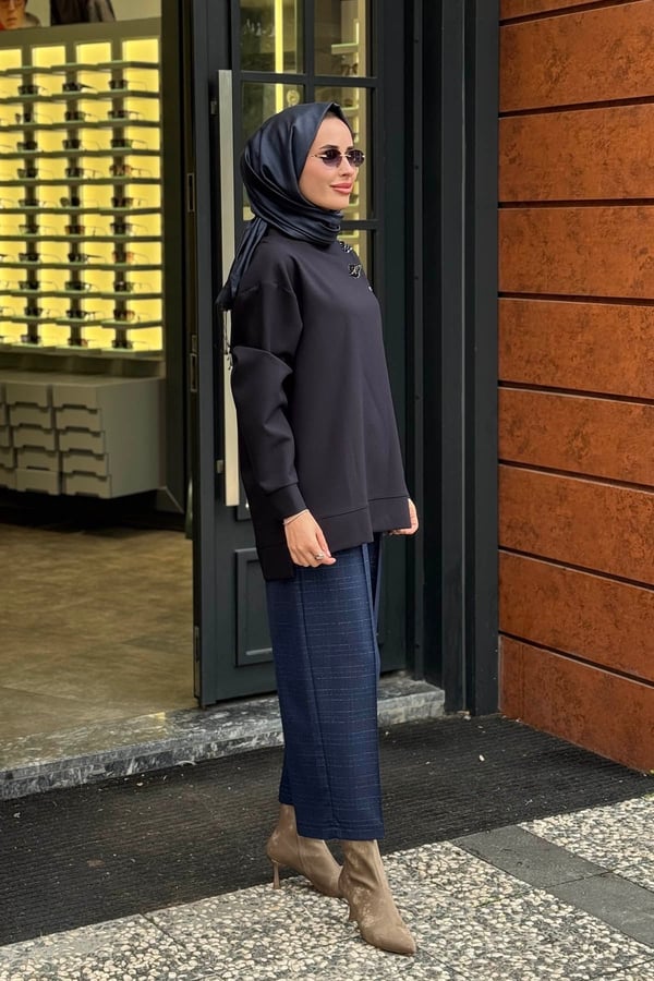 venöve Verity Sweat 27FWSWE0007 Lacivert