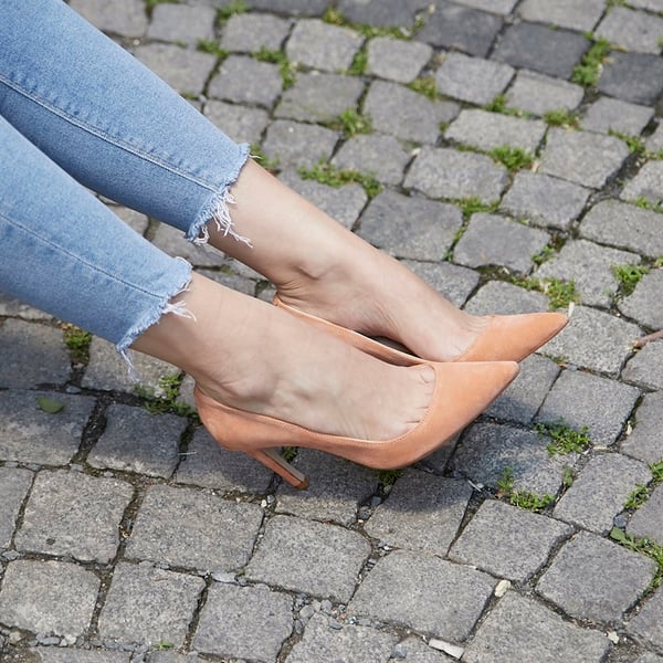 8 CM KAYISI SÜET STİLETTO