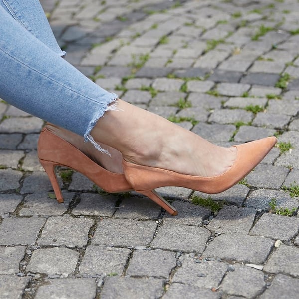8 CM KAYISI SÜET STİLETTO
