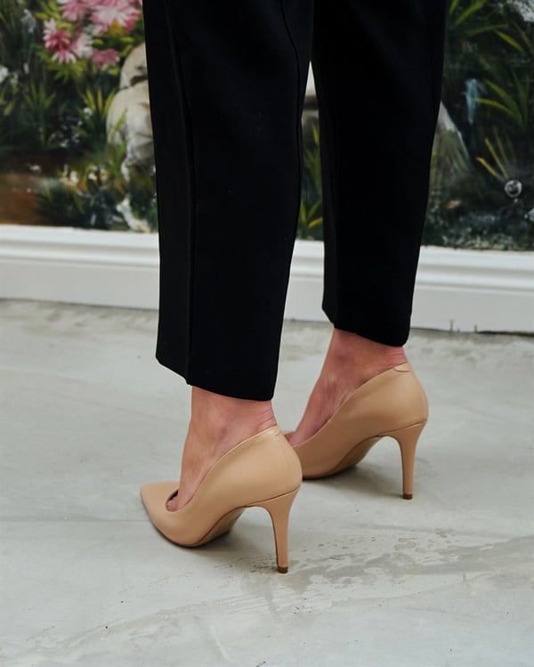 8 CM NUDE MAT STİLETTO