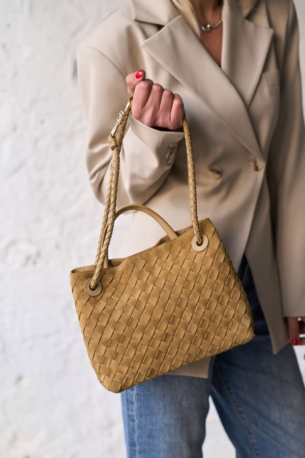 FLORİDA CAMEL SÜET ÇANTA