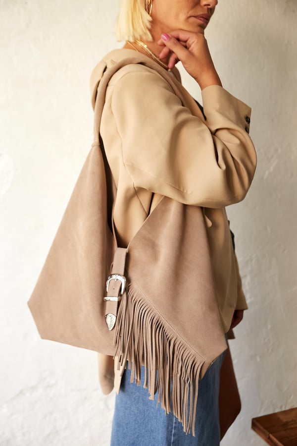 HOBO VİZON SÜET ÇANTA