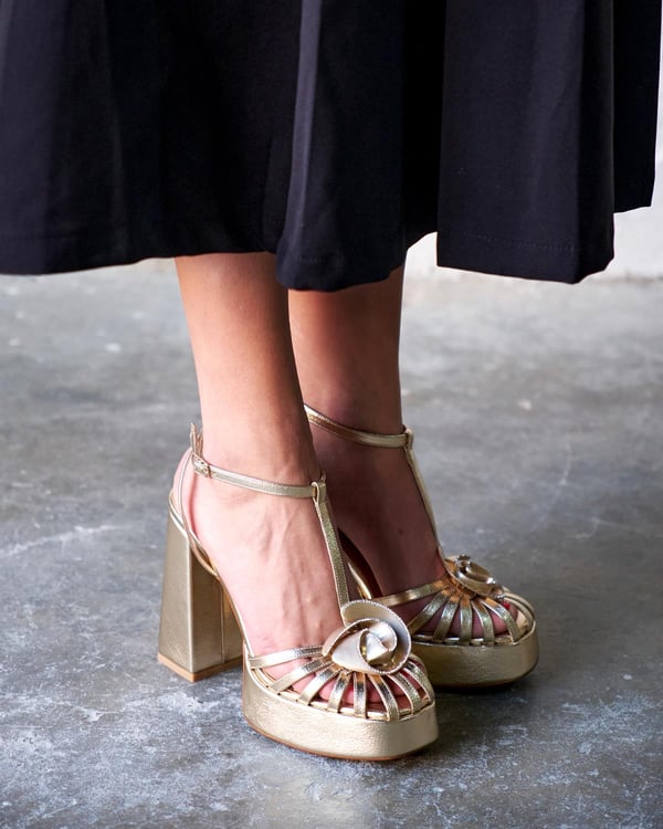 İTALA GOLD PLATFORM AYAKKABI