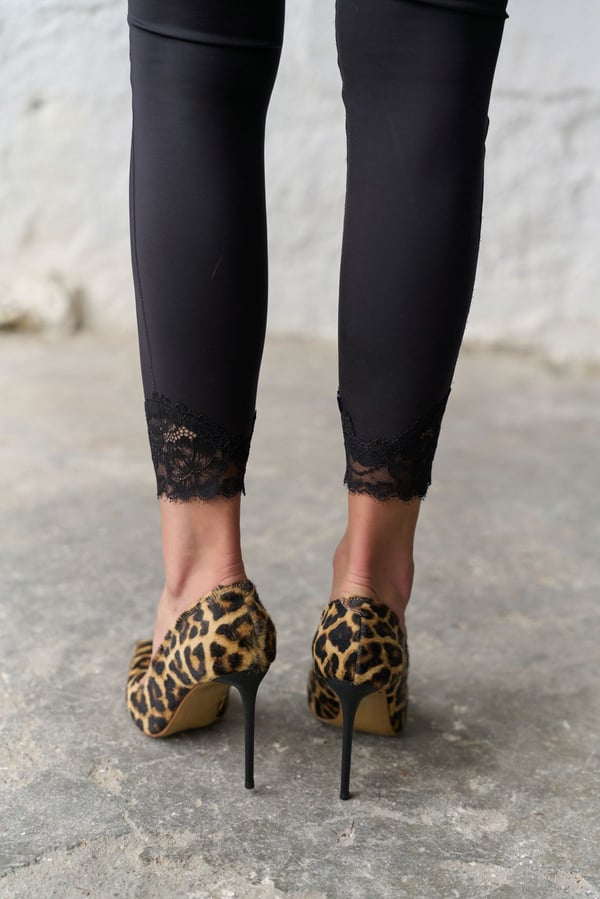 MİTTA 10 CM LEOPAR SÜET STİLETTO