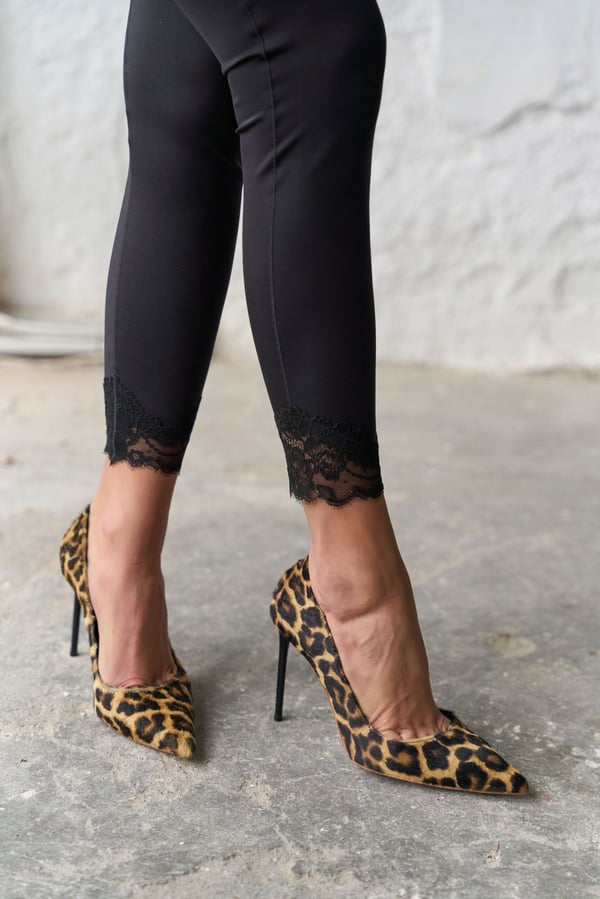 MİTTA 10 CM LEOPAR SÜET STİLETTO