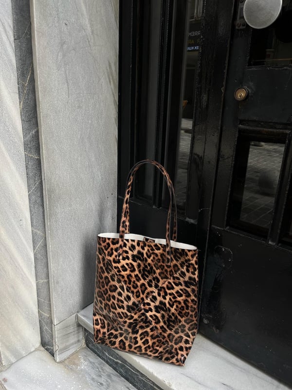 MOMO LEOPAR RUGAN SHOPPER ÇANTA