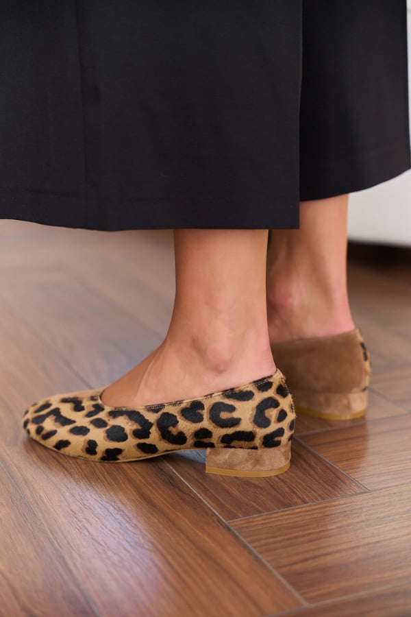 POGE LEOPAR TOPUKLU AYAKKABI 