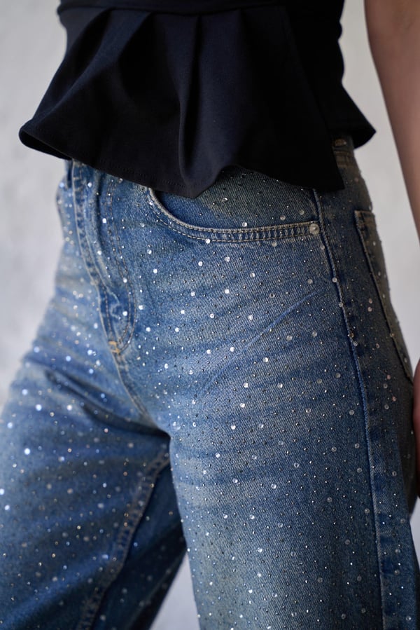 SHİNİNG WİDELEG FIT JEANS