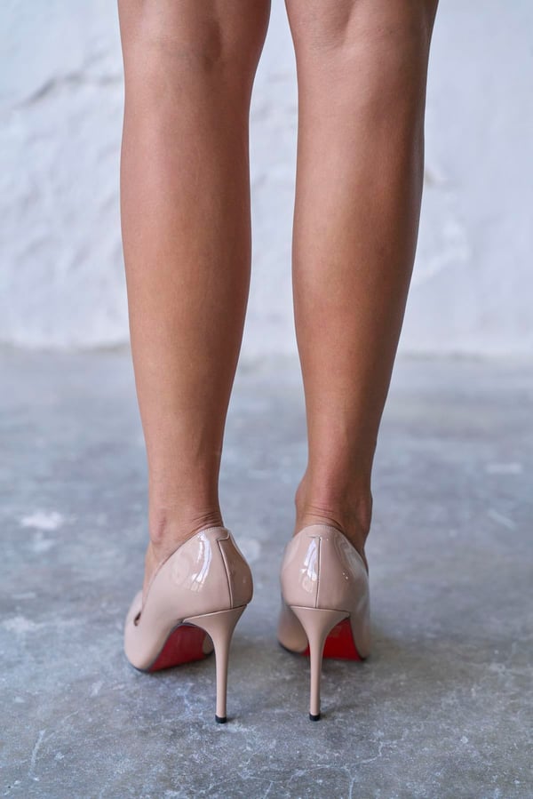 SİTY 10 CM NUDE RUGAN STİLETTO
