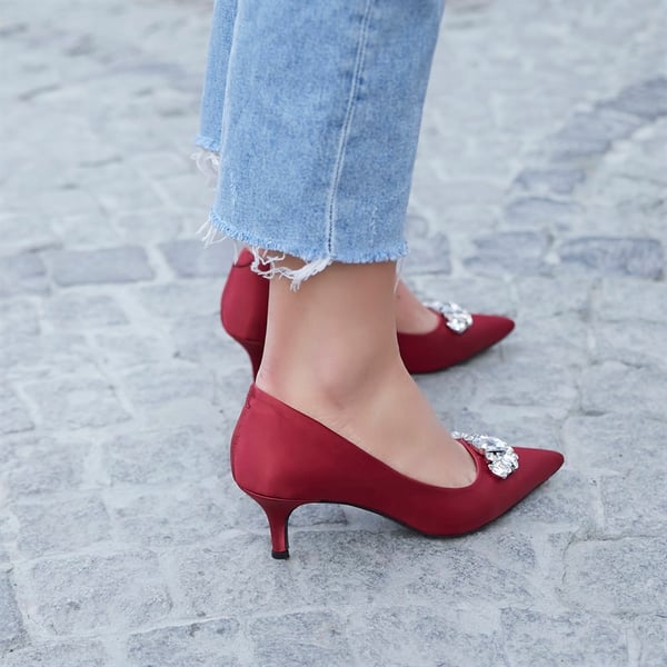 WİNS BORDO SATEN