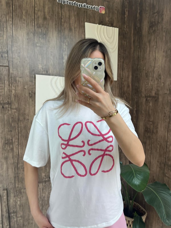 Kabartma Detay Basic Tshirt Beyaz