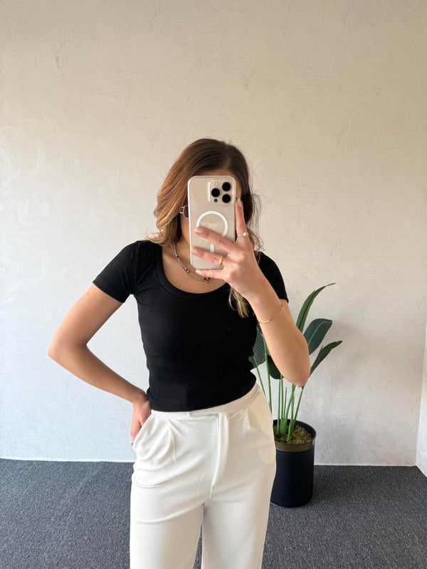 Kaşkorse Basic Tshirt Siyah - 1024