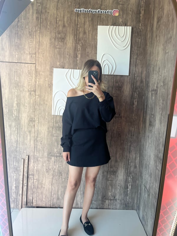 Sweat Etek Basic Takım Siyah