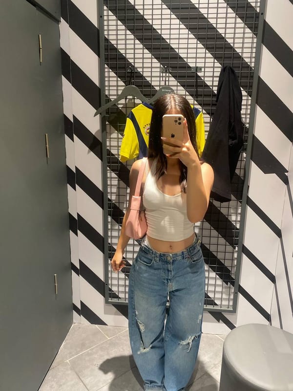 Bej Skater Jean — Athlo Basic müşteri fotoğrafı