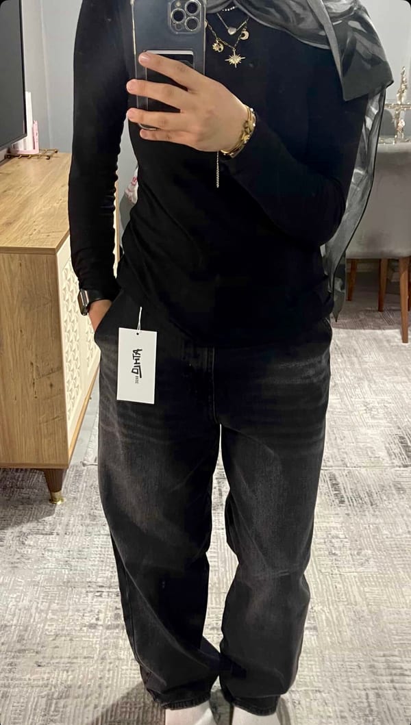 Antrasit Skater Jean — Athlo Basic müşteri fotoğrafı