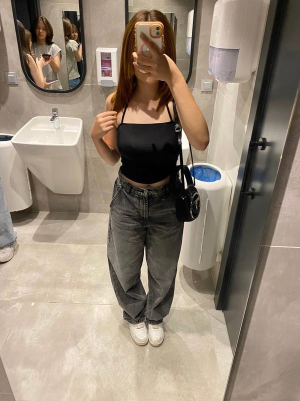 Gri Skater Jean — Athlo Basic müşteri fotoğrafı