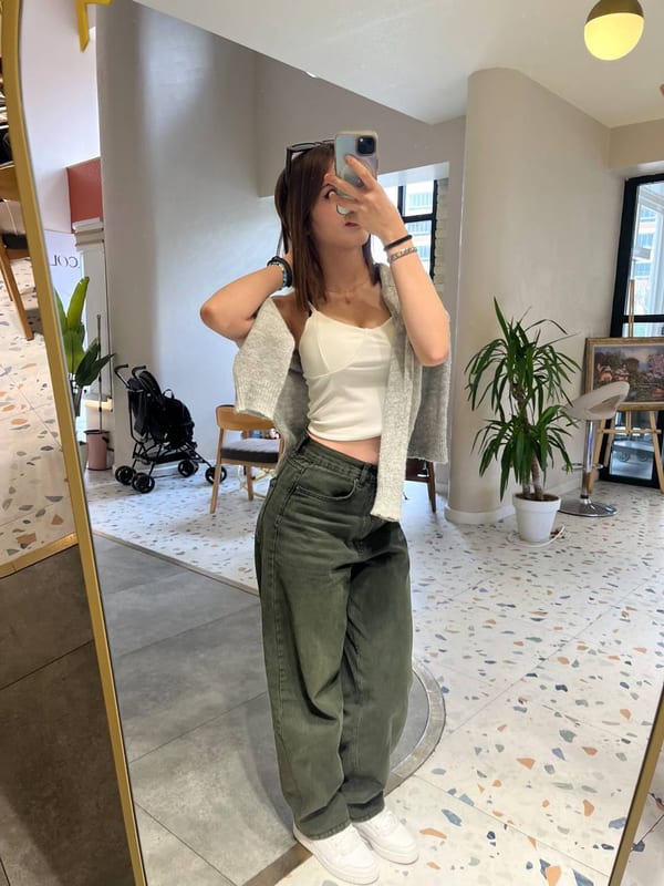 Yeşil Skater Jean — Athlo Basic müşteri fotoğrafı