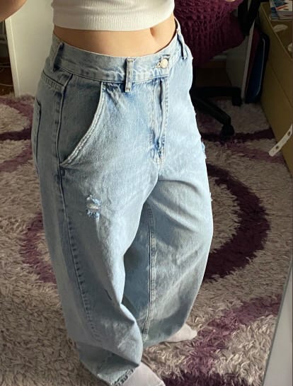 Kar Mavi Skater Jean — Athlo Basic müşteri fotoğrafı