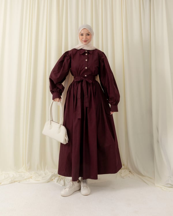 İnari Bordo Etekli Takım